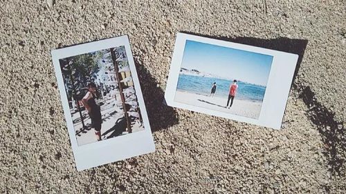 awkwarddiana:Instax adventures. #fujifilm #instax #instaxmini90 #lake #route66 #mojavedesert #photo