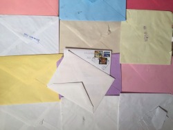 monalisaskid:  “you can tell a lot about someone by the way they send you a letter. if they’ve taken the time to decorate it. if they include other things in the envelope. if they bother with pretty penmanship. if the writing seems rushed. if the