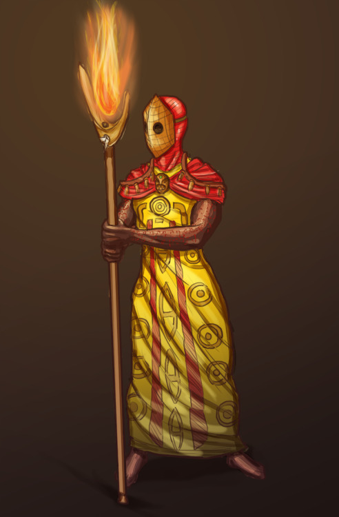 Pyromancer, from a MS Paint reference.