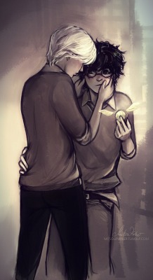 mitsouparker:  mitsouparker.deviantart.comIdk where I was going with this… height differences maybe? :)