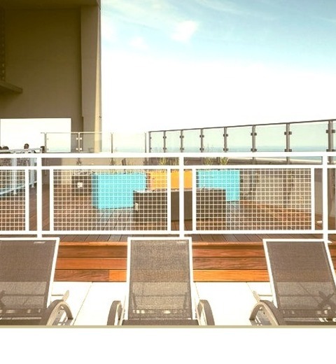 Contemporary Deck - Rooftop