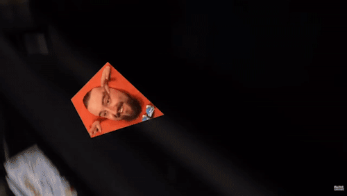 it's spons from caddicarus. he's saying "hello, i'm spons!"