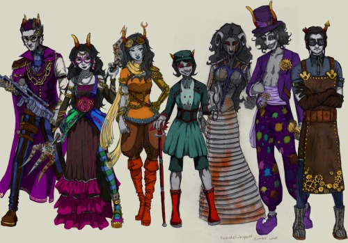 paintedshabby: Found the rest of Steamstuck! I had forgotten to throw the low bloods in :/ sorry! GO