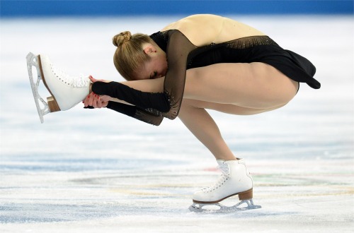 Exquisite. Carolina Kostner’s skate to Bolero was beautiful just like her and her choice in de