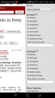 jessalrynn:  hedwig-dordt: shelton-devers: AO3 updated their filters and I’m so shook??? I love this so fucking much, you have no idea. Thank you, AO3. This made my day way better, and my life so much easier. Your irregular reminder that Ao3 is funded