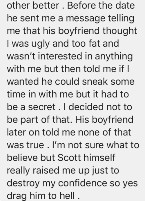 imtrashletsparty:  venusotter48: Scott Cosner is very problematic and it’s high time he gets called out for it and all of the terrible things he has done to people. He owes them an apology! @drtt If you haven’t heard yet, let me lay it out for you.