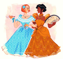 kalidels:  halamshiral prom queens ✨cullen thinks they’re trading valuable gossip i.e. intel behind their fans but they’re totes kissin edit: fixed leli’s weird orange arm hahaha 