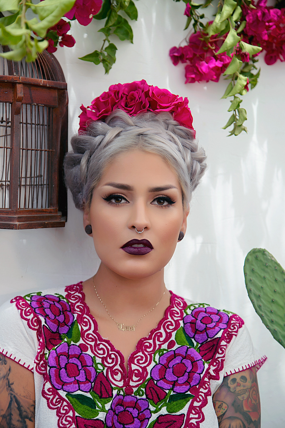 danielledebruno:  Melt Cosmetics Lora Arellano wearing Darkroom Lipstick  www.meltcosmetics.comPhotography