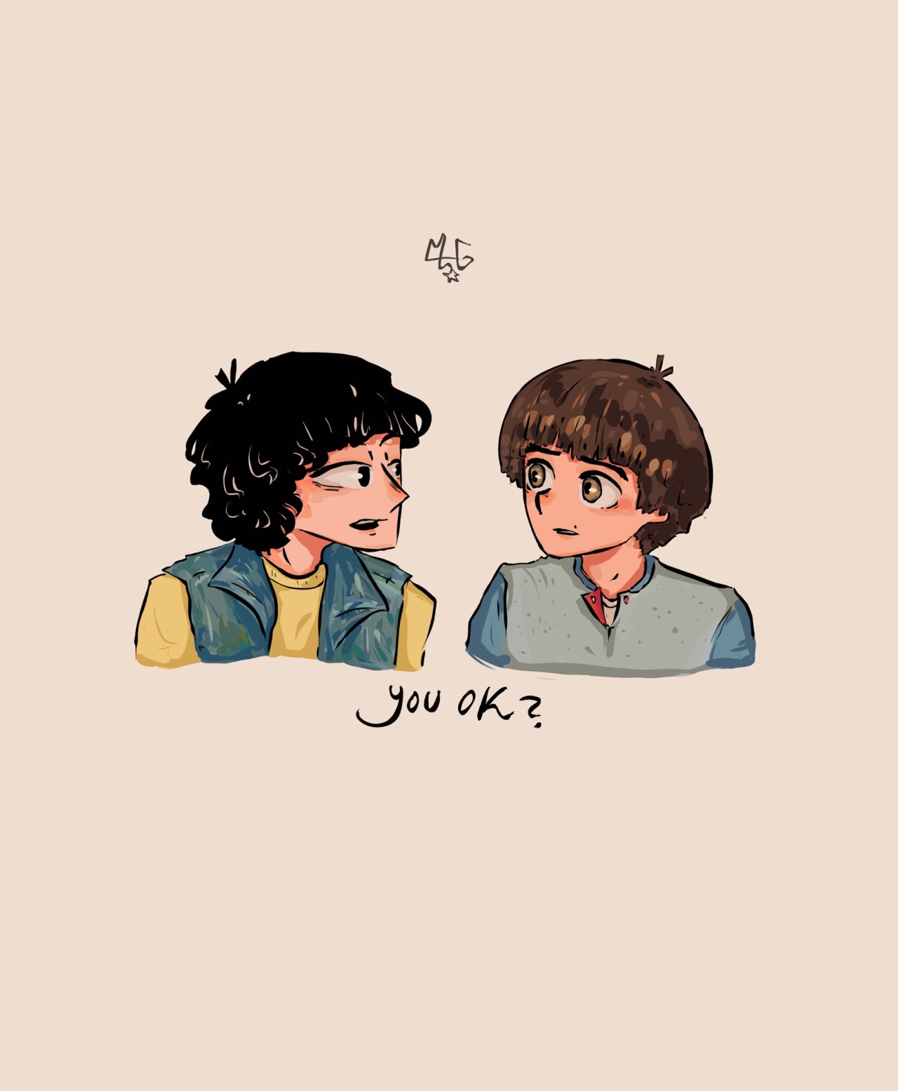 Wanted to do something for mermay!! - - - - - #mermay #willbyers  #mikewheeler #bylerau #art #digitalart #byler