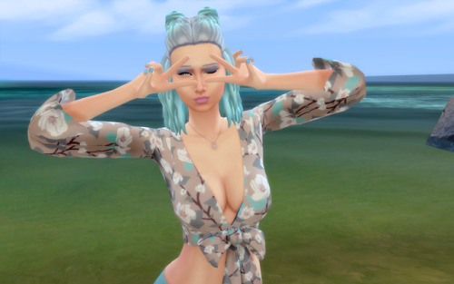 kissalopa: Here’s my Summer Sim for @ugubugus4cc Summer Island Living GiveawayShe’d love to relax 