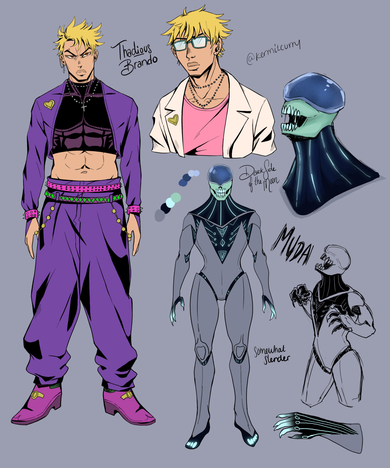 I made another JJBA OC! This time they're a son of...
