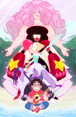 baixinha-su:  jakface:  ~*we’ll always save the day*~  and if you think we can’tWe always find a wayThat’s why the people of this world believe in…GarnetAmethystand Pearl….AND STEVEN!!!Omg sorry ! i can’t resist