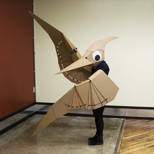 Become A Dinosaur With Lisa Glovers Cardboard Pterodactyls