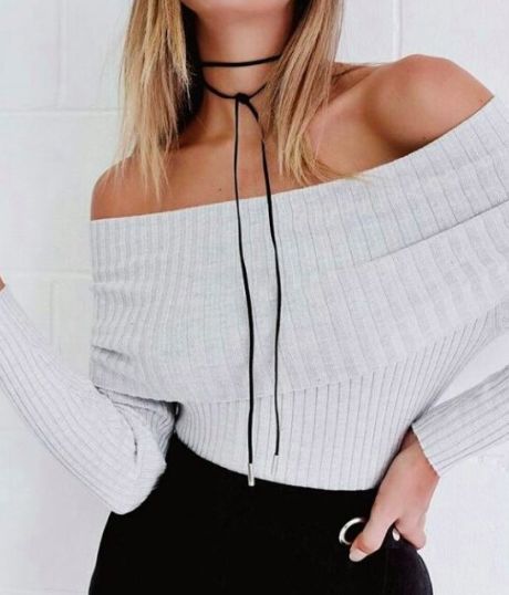 rosegalfashion:Do you like this chic sweater? shop @rosegalfashionfree shipping worldwide#rosegal.co