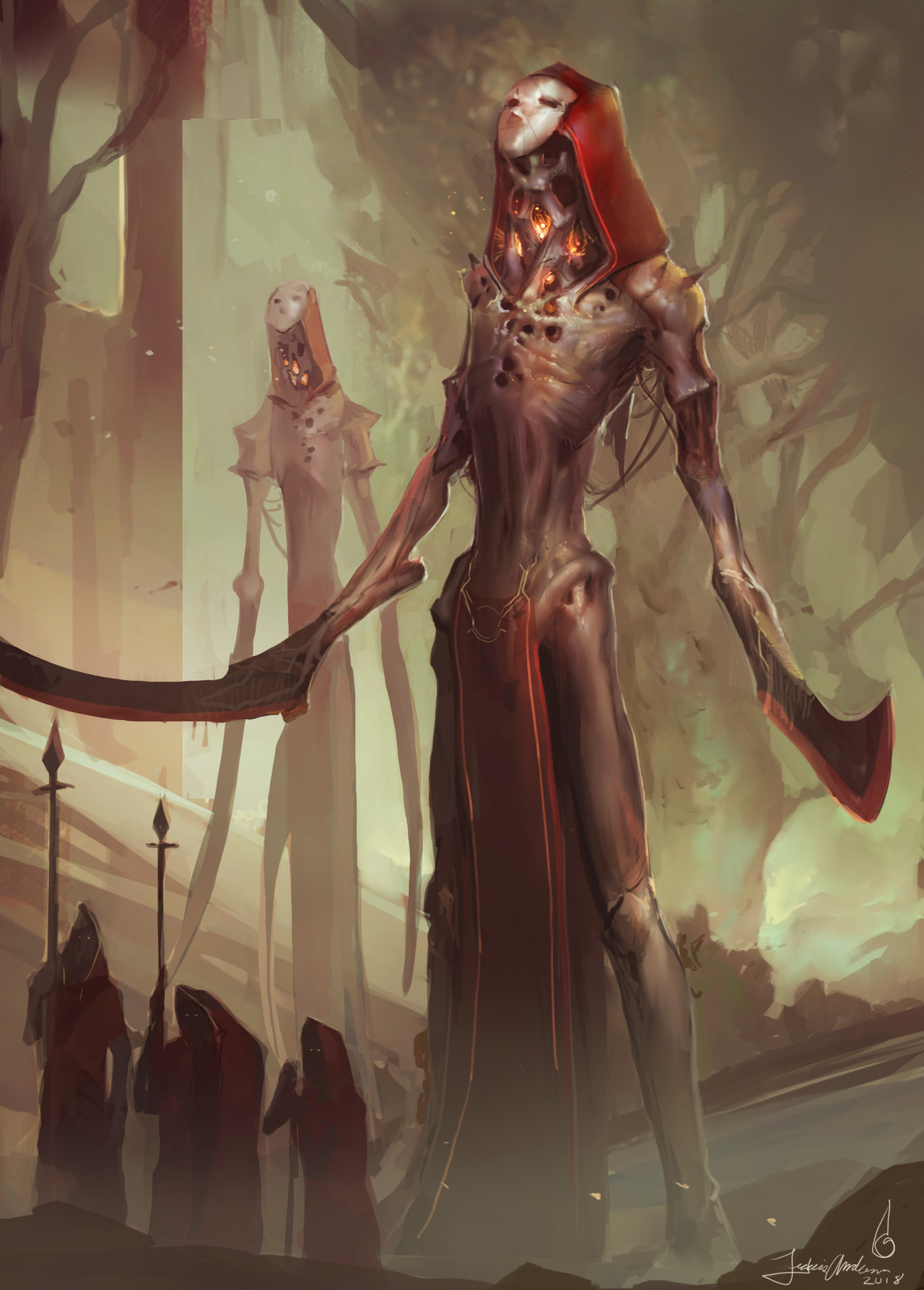 madcat-world:  Mysthea: Reaper Monstrosity - Travis Anderson