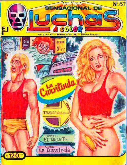 uncannychange: Sensacional de Luchas # 67,Feb. 1987. “Enter El Quijote Exit  