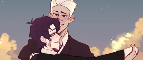 poopue: Previews of my pieces for the sheith wedding zine @heartlineszine o((*^▽^*))o!! RS