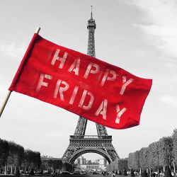 tgifridays:  PARIS, ANYONE?You could win a romantic getaway weekend for two in Paris. Just take a picture with your Valentine and upload it using #MyFridaysValentine. Click here for details.