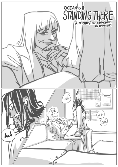 hattersarts: STANDING THERE. a debbie/lou fan comic. I started planning this on wednesday last week 