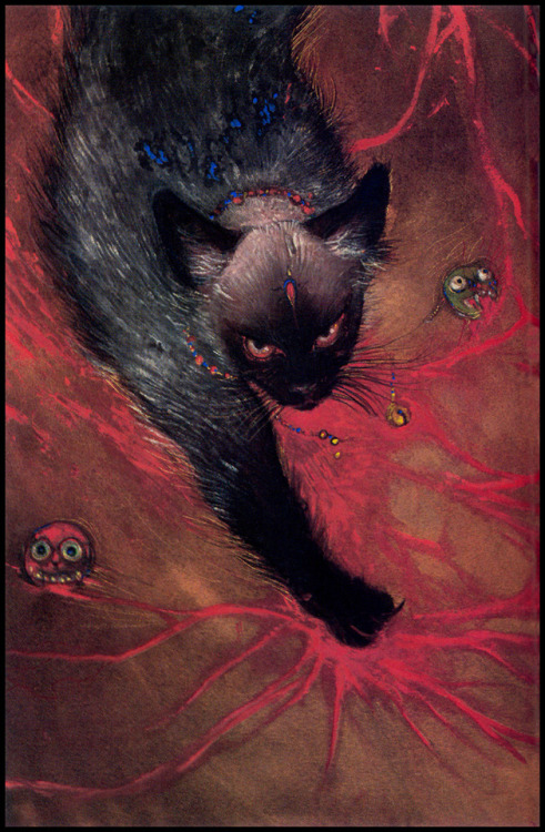 redlipstickresurrected:Yoshitaka Amano aka 天野喜孝 - (Japanese, b. 1952, Shizuoka, Shizuoka Prefecture,