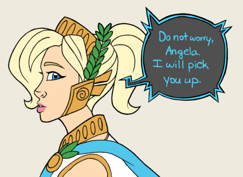 udonart:So the other day I was playing qp as Mercy with my...