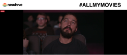 bopeep:  ryuutank:  SHIA LABEOUF INVITED HIS FANS TO WATCH ALL OF HIS MOVIES FOR THREE STRAIGHT DAYS AND HES LIVE STREAMING IT BUT HES NOT EVEN LIVESTREAMING THE MOVIES HES LIVE STREAMING HIMSELF WATCHING THE MOVIES   my weird art husband  