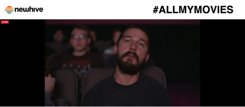 bopeep: ryuutank: SHIA LABEOUF INVITED HIS FANS TO WATCH ALL OF HIS MOVIES FOR THREE STRAIGHT DAYS A