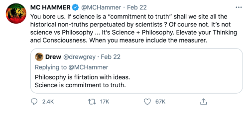 riseofthecommonwoodpile:how did MC Hammer sum up the importance of our understanding of epistemology