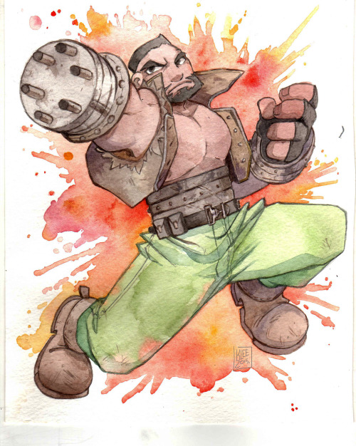 fellowadventurers: FF7 watercolours! 8X10(I’ll be selling these as postcards in the near futur