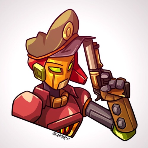 princeofcake:In Steamworld Heist, robots need hats. It is essential to their survival.