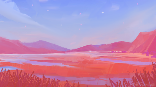 zandraart: landscape warm ups