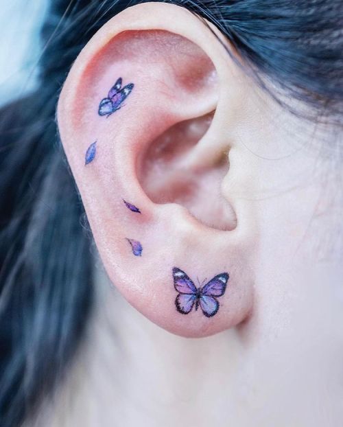 ig: tattooist_color.b butterfly;ear