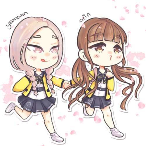Yeoreum and Arin going to school~ ♔ Speedpaint do not repost/edit without persmission! 