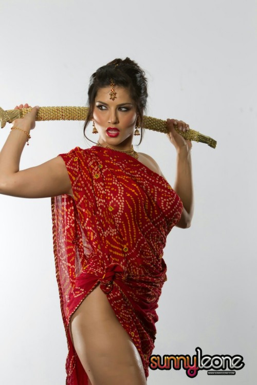 thealluringdiamondmine:  Sunny Leone Explores The Sexual Desires Of Her Inner Indian Warrior!  ;)