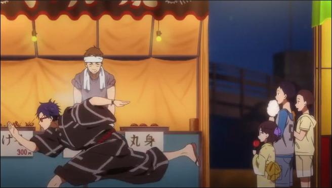 Rei and Nagisa playing detectives haha look at themm so much sparkling