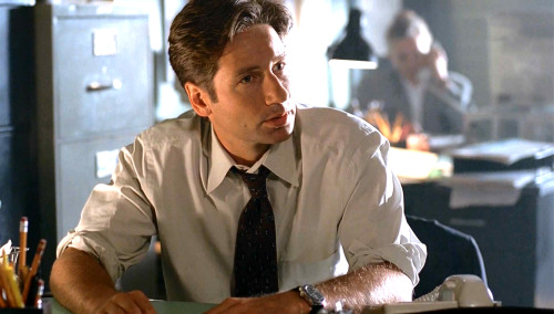 vavaharrison:sad mulder in a rolled up white shirt appreciation post