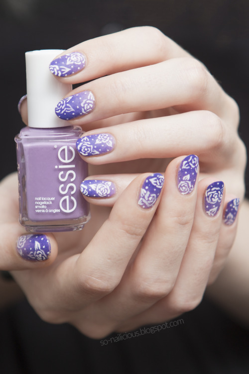  This Summer on my nails violet is king. See more pictures of these, and also my mom’s nails HERE!
