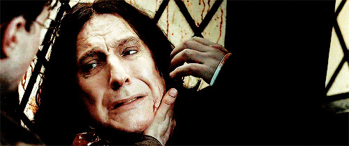 severusnapers:  SNAPE WEEK | Day 6: Most Heartbreaking Moment  “Look…at…me…&ldquo;