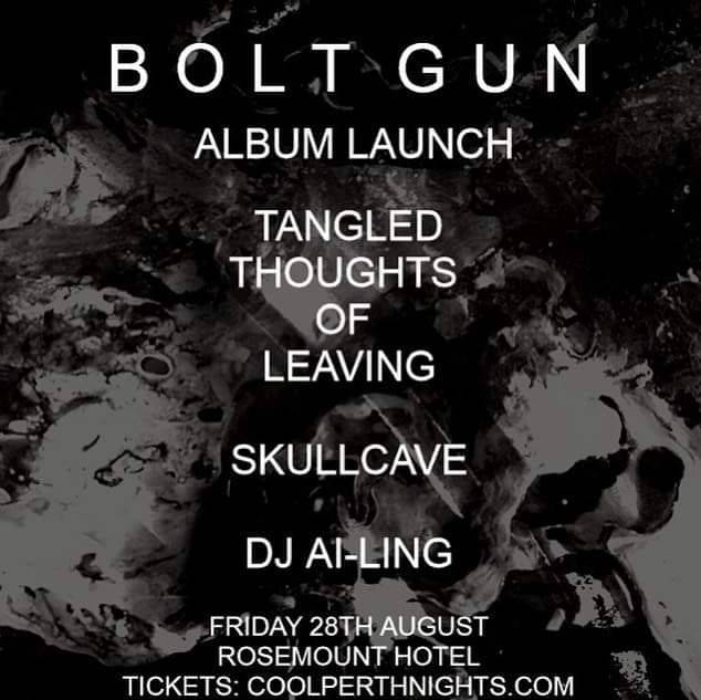 First and last show for a while - Bolt Gun album launch.
Don’t miss out. Tickets here.