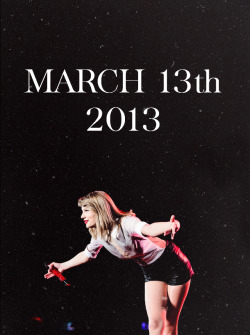 wonderlandtaylor: 2 monumental years of Red