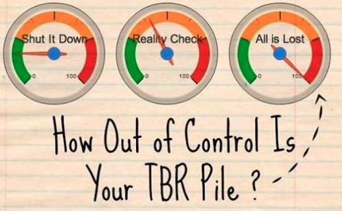 mariethelibrarian:booklikes:  Our TBR is definitely out of control.  All is lost and way beyond that