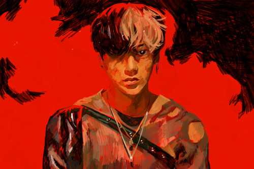 I painted this when I was so excited for ATEEZ’s comeback last January!