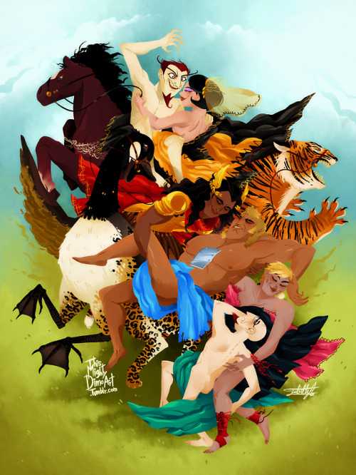 Sometimes you just go on and make a mock up classic painting with characters from the venture bros a