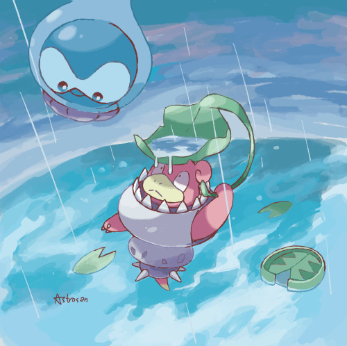 astrosan:mega slowbro is like one of my new favorites of all time (when I draw a character with a ba