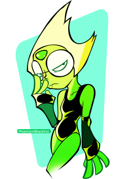 phantomblacklist:  Peridot just wears a one piece under her armor 🍏📗🔋   &lt;3