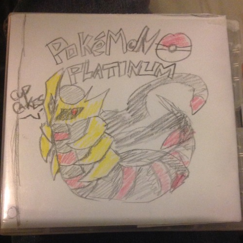 team-galactics: my mother brought me a preowned copy of pokemon platinum and this is the cover