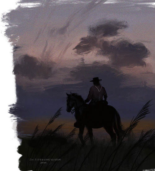 shittybundaskenyer:more quick studies but with horses and epilogue John this time 