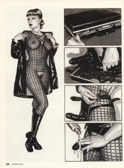 strapongirl:  straponview:  A real pro getting ready for her next meeting  Always keep everything at hand…… 