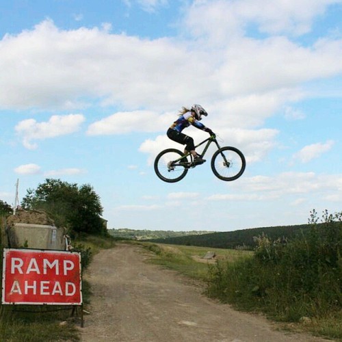 bikes-bridges-beer: Yahoooo!! Flying at The Bull Track ift.tt/1BNQ2b0