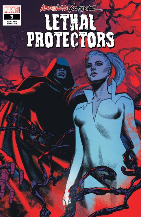 superheroesincolor:  Absolute Carnage: Lethal Protectors #3 (2019)   THE CULT OF CARNAGE COMES TO NEW YORK CITY! When he was last seen, John Jameson was being recovered from the scene of a massacre in Doverton, Colorado, by Misty Knight. Since then,